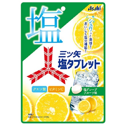 アサヒグループ食品 三ツ矢 塩タブレット 54g×6袋入|お菓子 キャンディー 塩分補給