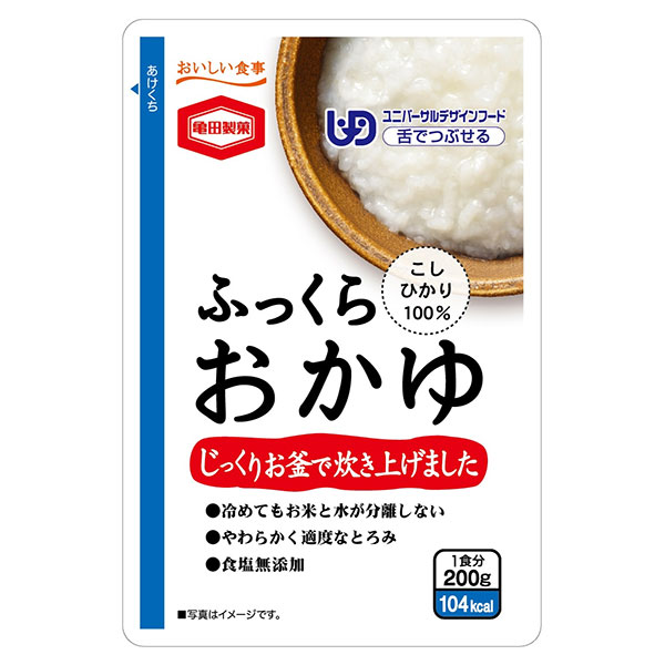 亀田製菓 ふっくらおかゆ 200gパウチ×24袋入|一般食品 レトルト食品 ご飯 お粥