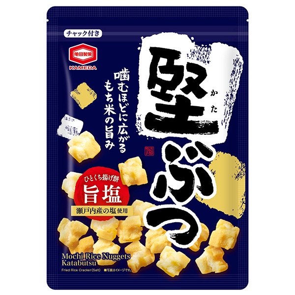 亀田製菓 堅ぶつ 旨塩 160g×6袋入|お菓子 おかき せんべい おつまみ 揚げもち