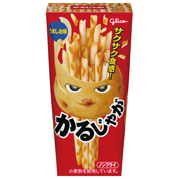江崎グリコ かるじゃが うましお味 41g×10箱入|お菓子 おやつ スナック菓子 塩