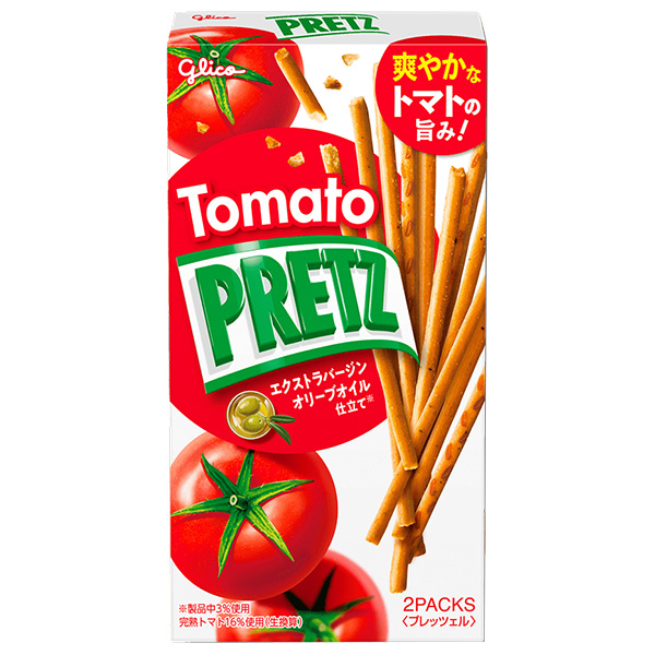 江崎グリコ PRETZ(プリッツ) トマト 53g×10個入|お菓子 おやつ スナック菓子 トマト