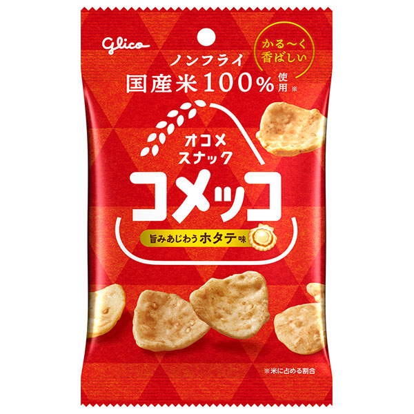 江崎グリコ コメッコ ホタテ味 26g×12袋入 メーカー 問屋直送|お菓子 おやつ スナック菓子 帆立 ほたて