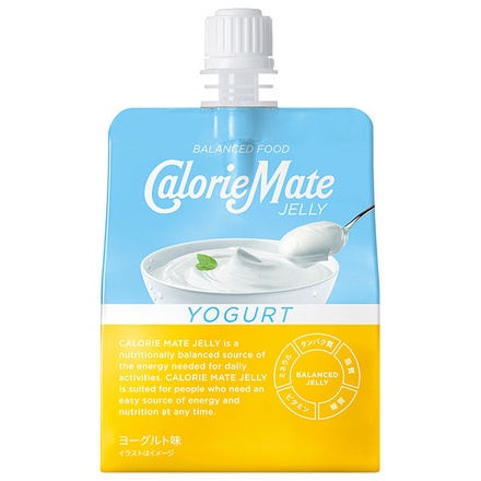 大塚製薬 カロリーメイトゼリー ヨーグルト味 215gパウチ×24個入|栄養 ゼリー飲料 パウチ ヨーグルト カロリーメイト