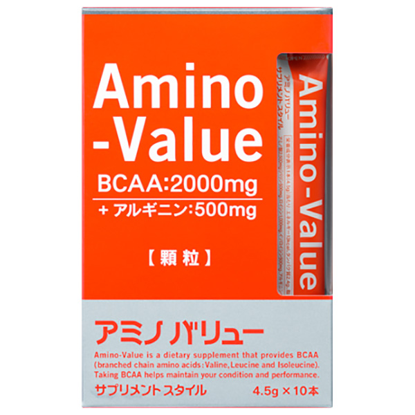 大塚製薬 アミノバリュー サプリメントスタイル 4.5g×10袋×20箱入|スポーツ 顆粒タイプ アミノ酸 アルギニン