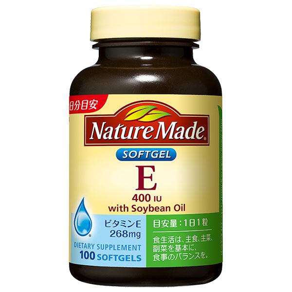 大塚製薬 ネイチャーメイド ビタミンE400 100粒×3個入|ネイチャーメイド(Nature Made) ビタミン