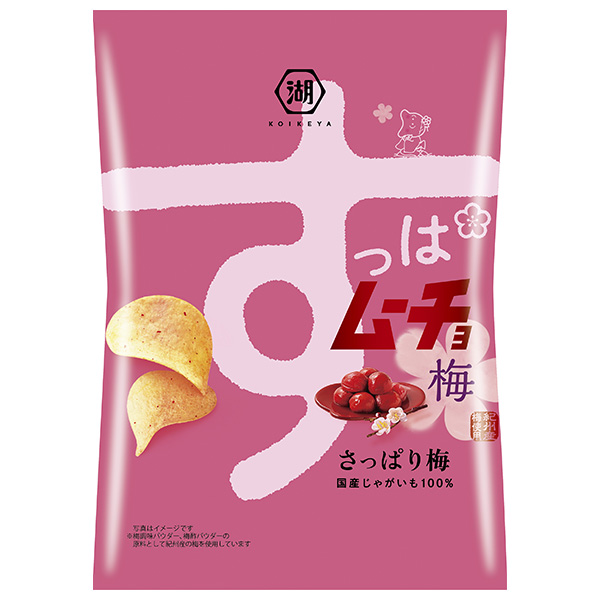 コイケヤ すっぱムーチョチップス さっぱり梅 55g×12個入|お菓子 スナック菓子 すっぱむーちょ