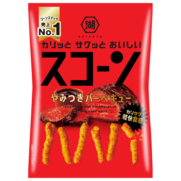 コイケヤ スコーン やみつきバーベキュー 73g×12袋入 メーカー 問屋直送|お菓子 スナック菓子 バーベキュー
