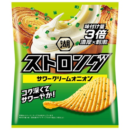 コイケヤ ストロング サワークリーム オニオン 53g×12袋入|お菓子 スナック菓子 ポテチ レモン サワークリームオニオン