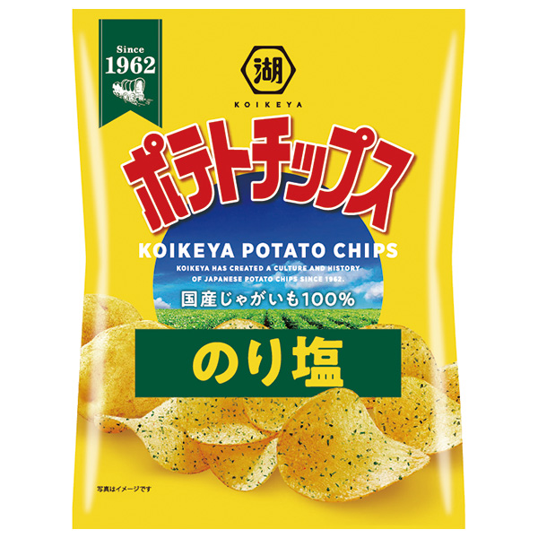 コイケヤ ポテトチップス のり塩 55g×12袋入|お菓子 スナック菓子 のりしお ポテチ