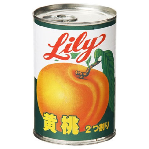 リリーコーポレーション Lily リリーの黄桃4号缶 410g×24個入|缶詰 黄桃 もも ピーチ Lily 菓子材料
