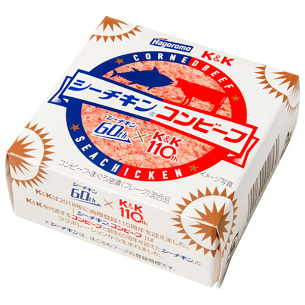 国分 K&K シーチキンコンビーフ 80g×12個入 メーカー 問屋直送|缶詰 おつまみ おかず
