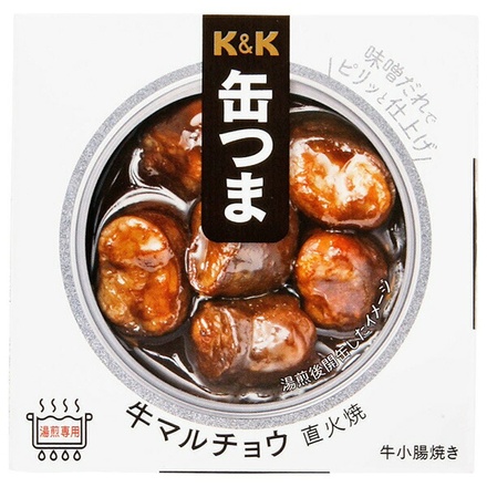 メーカー/問屋直送品・代引不可】国分 K&K 缶つまホルモン 牛マルチョウ 直火焼 50g×6個入| おつまみ 缶詰