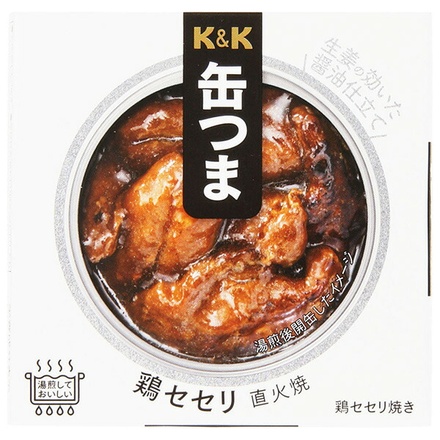 国分 K&K 缶つま 鶏セセリ 直火焼 50g×6個入 メーカー 問屋直送|おつまみ 缶詰