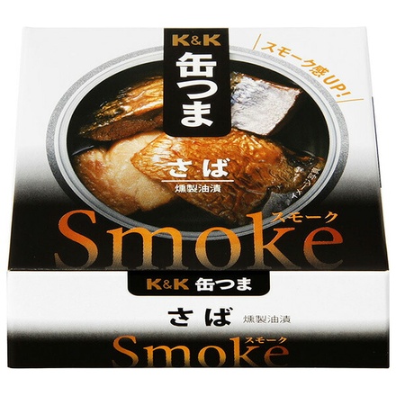 国分 K&K 缶つまSmoke さば 50g×6個入×(2ケース) メーカー 問屋直送|おつまみ 缶詰