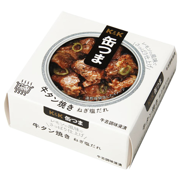 国分 K&K 缶つま 牛タン焼き ねぎ塩だれ EOF3号缶 60g×6個入 メーカー 問屋直送|おつまみ 缶詰