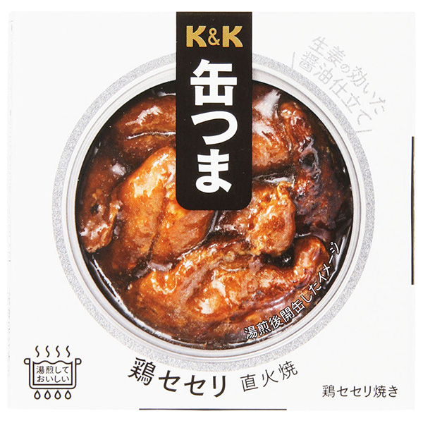メーカー/問屋直送品・代引不可】国分 K&K 缶つま 鶏セセリ 直火焼 50g×6個入| おつまみ 缶詰