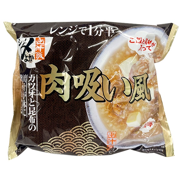 国分 〆よか 出汁飯 肉吸い風 250g×12個入|レンジ調理 レトルト 雑炊