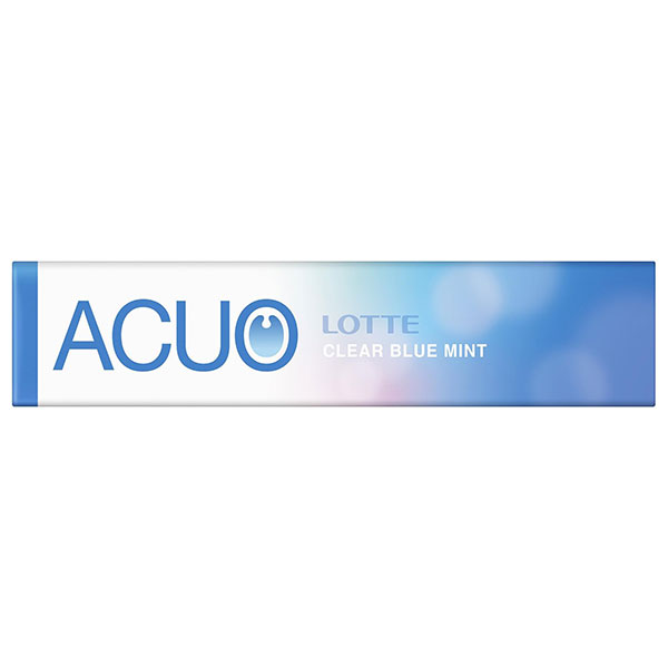 ロッテ ACUO(アクオ) クリアブルーミント 14粒×20個入|お菓子 ガム アクオ LOTTE
