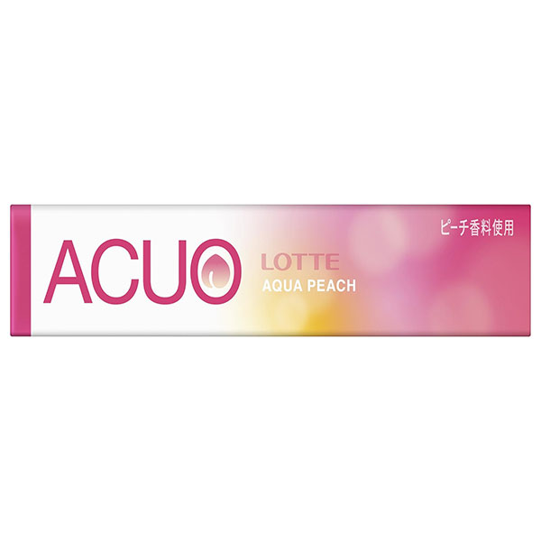 ロッテ ACUO(アクオ) アクアピーチ 14粒×20個入|お菓子 ガム アクオ LOTTE