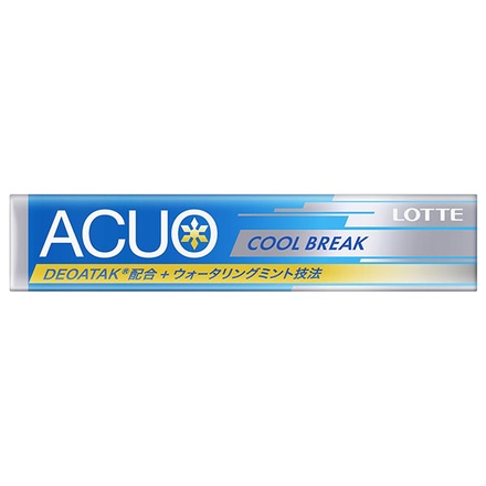 ロッテ ACUO(アクオ) COOL BREAK 14粒×20個入|お菓子 ガム アクオ ACUO LOTTE