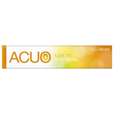 ロッテ ACUO(アクオ) アクアオレンジ 14粒×20個入|お菓子 ガム アクオ ACUO LOTTE オレンジ