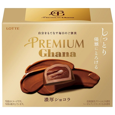 ロッテ プレミアムガーナ 濃厚ショコラ 60g×6箱入|新作 チョコレート プレミアム ご褒美 おやつ おかし ショコラ