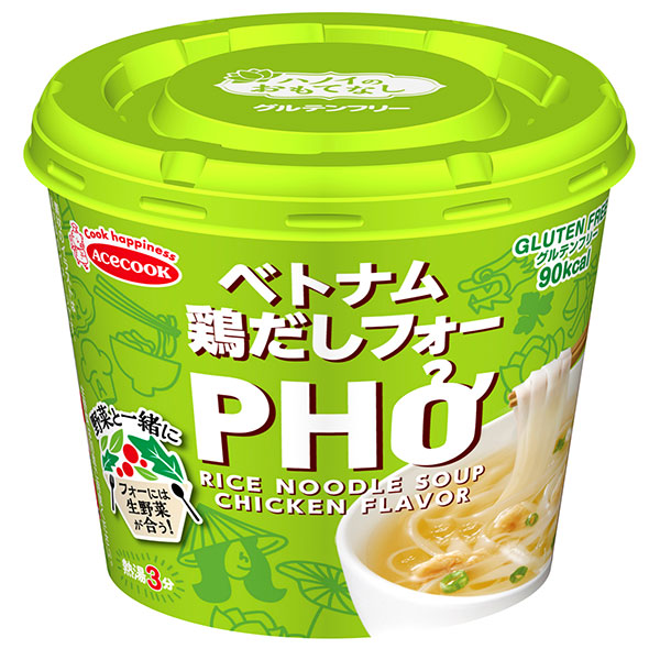 エースコック ハノイのおもてなし 鶏だしフォー 31g×12(6×2)個入|スープ インスタント 即席 カップ麺 米粉麺