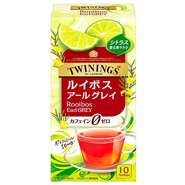 片岡物産 トワイニング ティーバッグ ルイボス アールグレイ 10袋×6本入|嗜好品 インスタント 紅茶 粉末 箱 ティーバッグ
