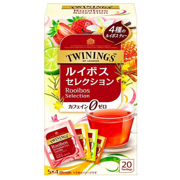 片岡物産 トワイニング ティーバッグ ルイボス セレクション 20袋×4個入|紅茶 TWININGS ティーバッグ インスタント 紅茶