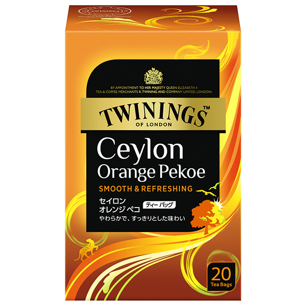 片岡物産 トワイニング セイロン オレンジペコ (2g×20袋)×4個入|紅茶 トワイニング