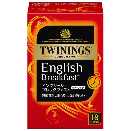 片岡物産 トワイニング イングリッシュブレックファスト 36g(18袋入り)×4個入|紅茶 トワイニング ティーバッグ ドリンク Tea 紅茶葉 コク 芳醇な香り ブレンド