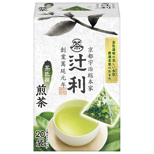 片岡物産 辻利 茶匠選 煎茶 (2g×20袋)×6個入|嗜好品 インスタント ティーバッグ 緑茶