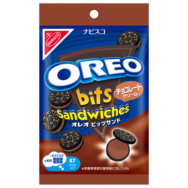 モンデリーズ・ジャパン オレオビッツサンド チョコレートクリーム 65g×10袋入|お菓子 クッキー OREO