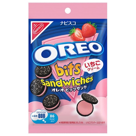 モンデリーズ・ジャパン オレオ ビッツサンド いちご 65g×10袋入|お菓子 クッキー OREO