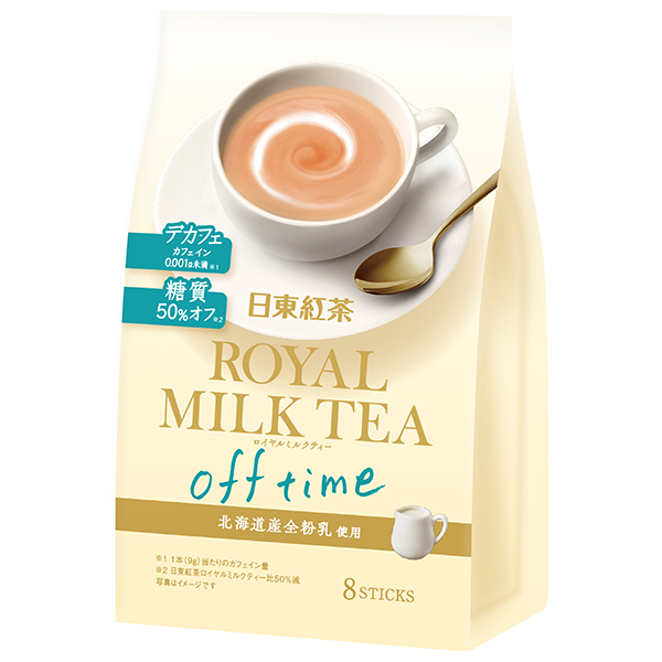 三井農林 日東紅茶 ロイヤルミルクティー オフタイム (9.5g×8本)×24(6×4)個入|インスタント 紅茶 ミルクティー 嗜好品