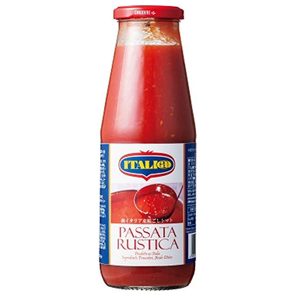 モンテ物産 イタリアット パッサータルスティカ 700g×12本入|完熟トマト 粗ごし ピューレ