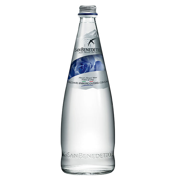 モンテ物産 サンベネデットプレステージRE(スパークリング) 750ml瓶×12本入|炭酸飲料 ミネラルウォーター 瓶