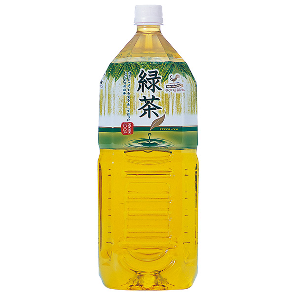 富永貿易 神戸居留地 緑茶 2Lペットボトル×6本入|茶飲料 お茶 緑茶 PET