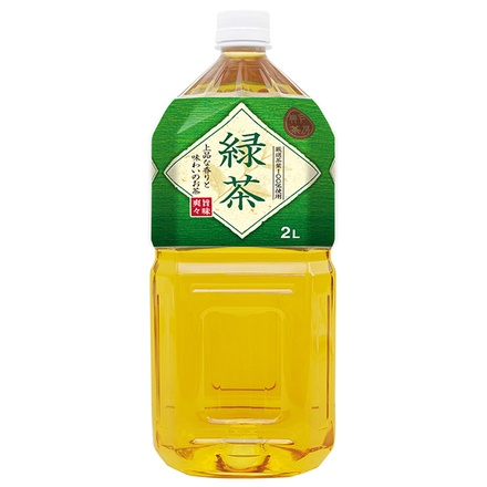 富永貿易 神戸茶房 緑茶 2Lペットボトル×6本入×(2ケース)|茶飲料 お茶 緑茶 PET