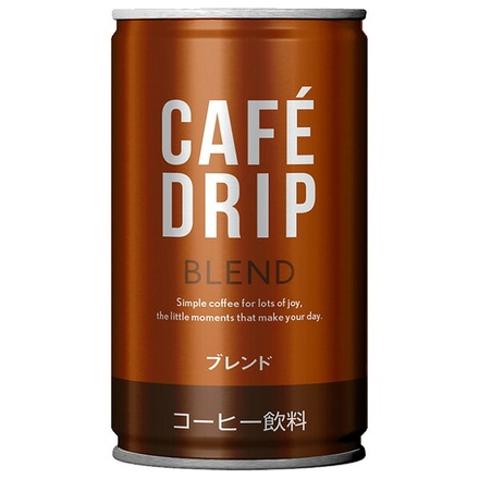 富永貿易 カフェドリップ ブレンドコーヒー 190g缶×30本入|缶 珈琲 コーヒー ブレンド