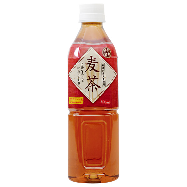 富永貿易 神戸茶房 麦茶 500mlペットボトル×24本入|茶飲料 お茶 麦茶 PET