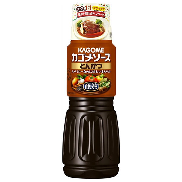カゴメ 醸熟ソース とんかつ 500ml×20本入|一般食品 調味料 ソース