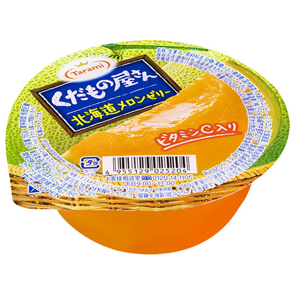たらみ くだもの屋さん 北海道メロンゼリー 160g×36(6×6)個入|ゼリー フルーツ デザート お菓子 おやつ