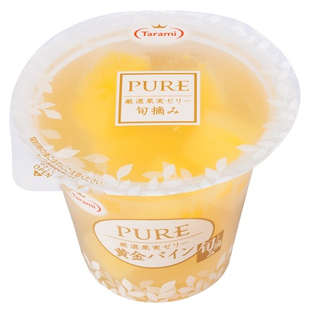 たらみ PURE 黄金パインゼリー 270g×18(6×3)個入|ゼリー フルーツ お菓子 おやつ