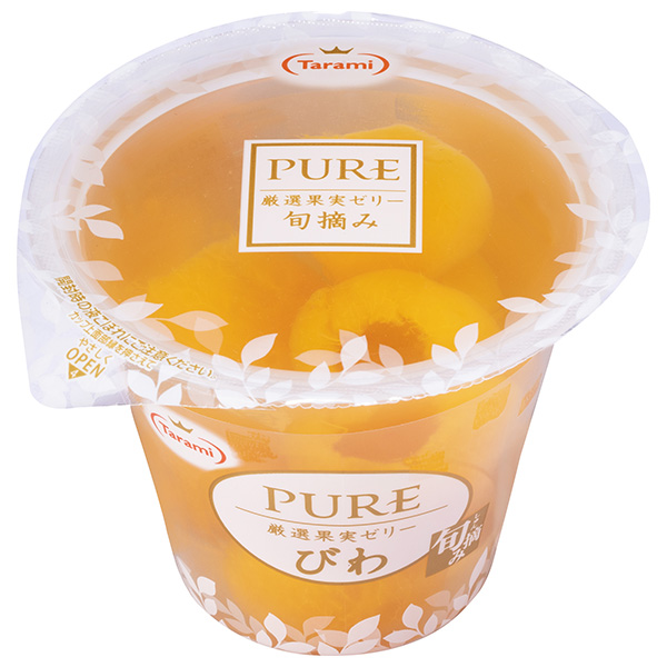 たらみ PURE びわ 270g×18(6×3)個入|ゼリー 枇杷 ビワ お菓子 おやつ