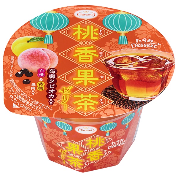たらみ たらみDessert 桃香果茶ゼリー 230g×24(6×4)個入|ゼリー フルーツ お菓子 おやつ