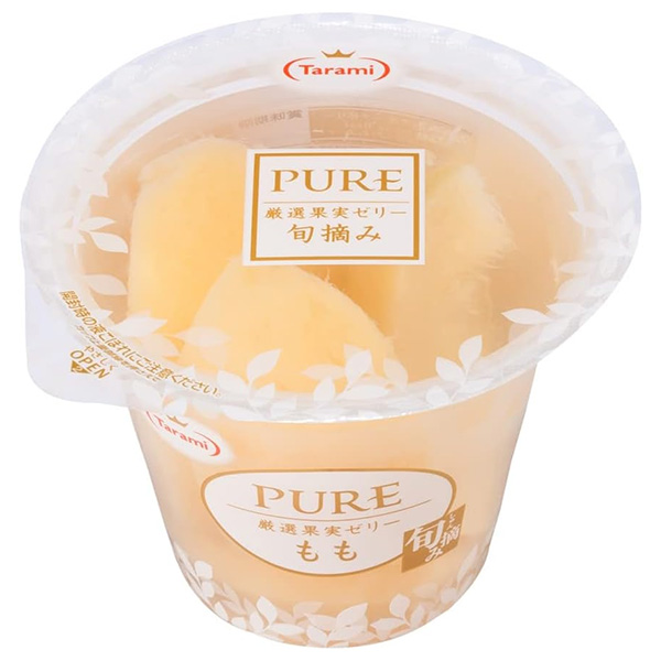 たらみ PURE ももゼリー 270g×18(6×3)個入|ゼリー 桃 ピーチ お菓子 おやつ