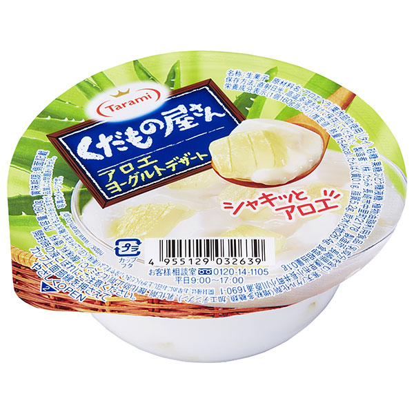 たらみ くだもの屋さん アロエヨーグルトデザート 160g×36(6×6)個入|お菓子 おやつ ゼリー ヨーグルト