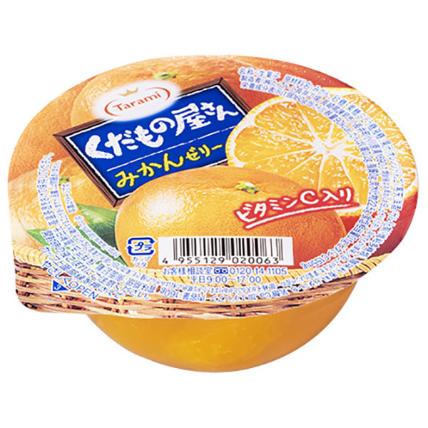 たらみ くだもの屋さん みかんゼリー 160g×36(6×6)個入|デザート おやつ オレンジ フルーツゼリー