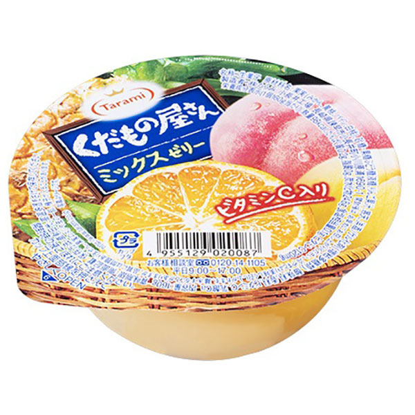 たらみ くだもの屋さん ミックスゼリー 160g×36(6×6)個入|ゼリー 果物 フルーツゼリー お菓子 おやつ
